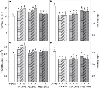 The Effects of Salicylic Acid and Its Derivatives on Increasing Pomegranate Fruit Quality and Bioactive Compounds at Harvest and During Storage